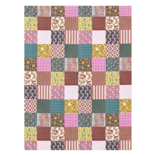 Rustisch  landpatchwork - Quilt Pattern Tafelkleed (Voorkant)