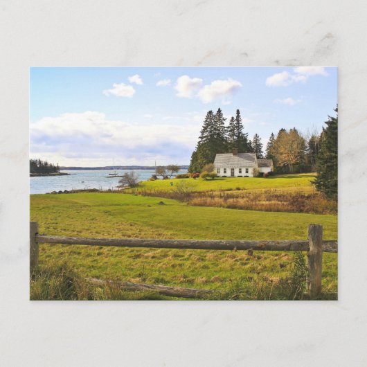 Rustisch landschap briefkaart (Voorkant)