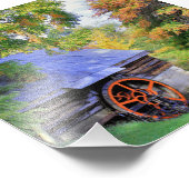 Rustisch landschap foto afdruk (Hoek)