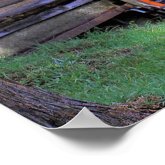 Rustisch landschap poster (Hoek)