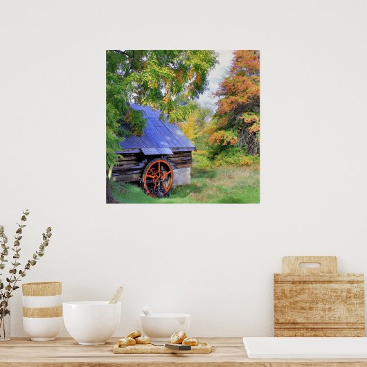 Rustisch landschap poster (Keuken)