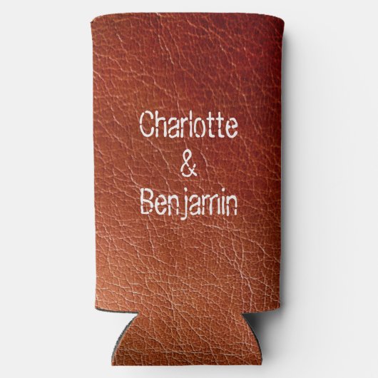 Rustisch lederen huwelijk (Achterkant)