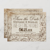 Rustisch Lijst sparen de Briefkaarten van de Datu (Voorkant / Achterkant)