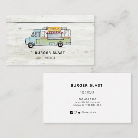 Rustisch logo Visitekaartje (Voorkant / Achterkant)