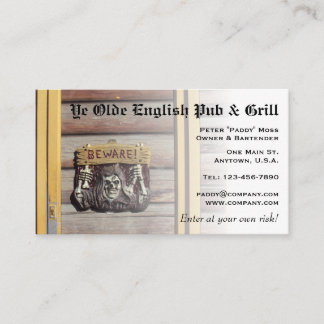 Rustisch logo visitekaartje