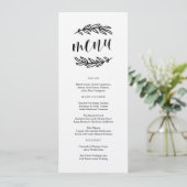 Rustisch menu (Staand voorkant)