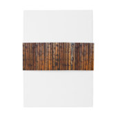 Rustisch Nautical Wedding of Verloving Uitnodigingen Wikkel (Achterkant Voorbeeld)