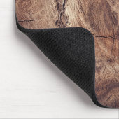 Rustisch ontwerp van houten korrels muismat (Hoek)