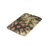 Rustisch ontwerp van pine-kloon badmat (Gekanteld)