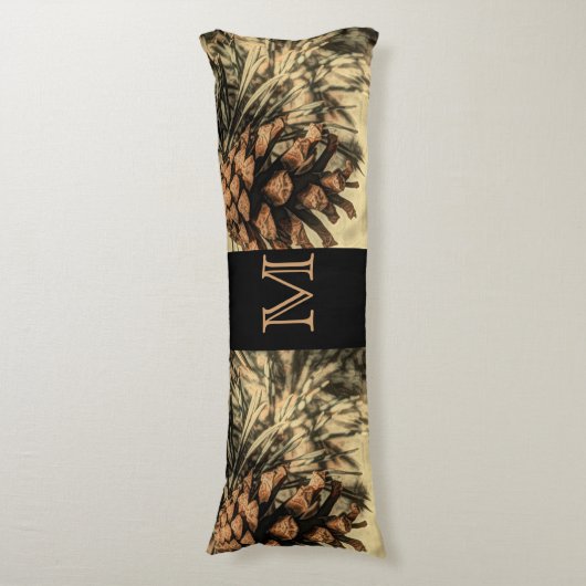 Rustisch ontwerp van pine-kloon lichaamskussen (Voorkant Verticaal)