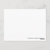 Rustisch oud Briefkaart voor wervelstaarten (Achterkant)