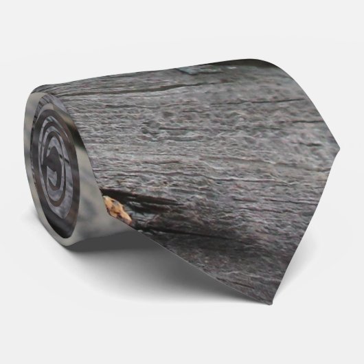 Rustisch oud hout stropdas (Opgerold)