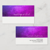 Rustisch/Paars Visitekaartje (Voorkant / Achterkant)