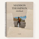 Rustisch  papier - Aangepast fotoboek Notitieboek (Voorkant)