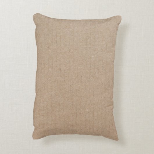 Rustisch papier — Blanco Sjabloon Accent Kussen (Achterkant (Verticaal))