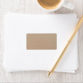 Rustisch papier — Blanco Sjabloon Etiket (Insitu)
