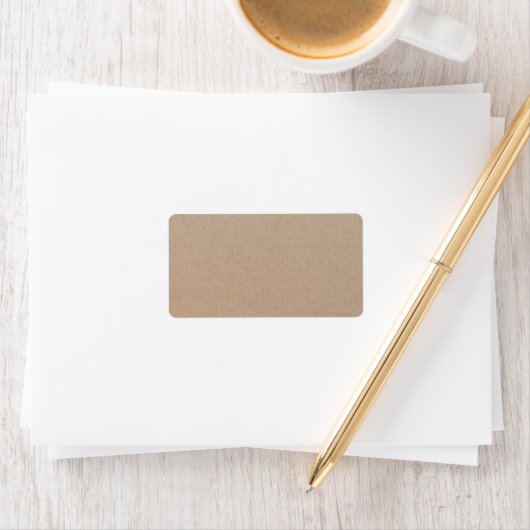 Rustisch papier — Blanco Sjabloon Etiket (Insitu)