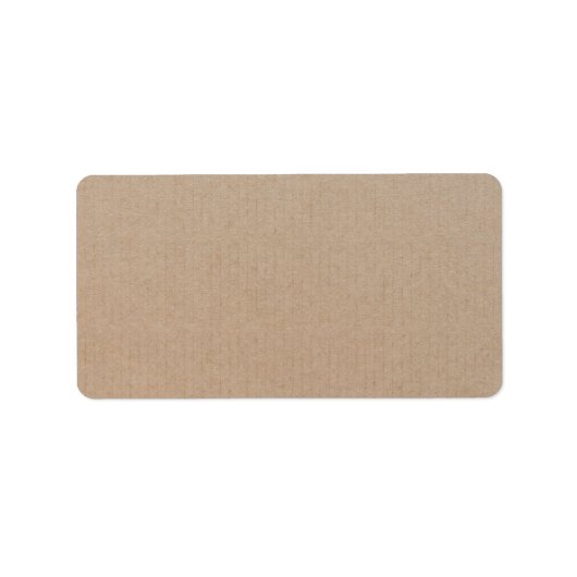 Rustisch papier — Blanco Sjabloon Etiket (Voorkant)