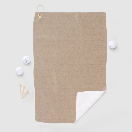 Rustisch papier — Blanco Sjabloon Golfhanddoek (Insitu)
