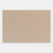 Rustisch papier — Blanco Sjabloon Inpakpapier Vel (Voorkant 3)