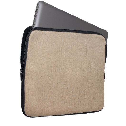 Rustisch papier — Blanco Sjabloon Laptop Sleeve (Voorkant Rechts)