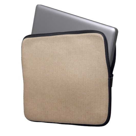 Rustisch papier — Blanco Sjabloon Laptop Sleeve (Voorkant Links)