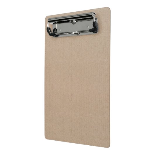 Rustisch papier — Blanco Sjabloon Mini Klembord (Angled2)