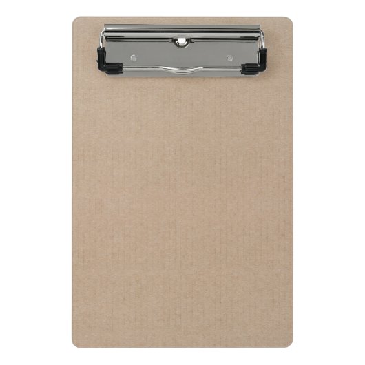 Rustisch papier — Blanco Sjabloon Mini Klembord (Voorkant)