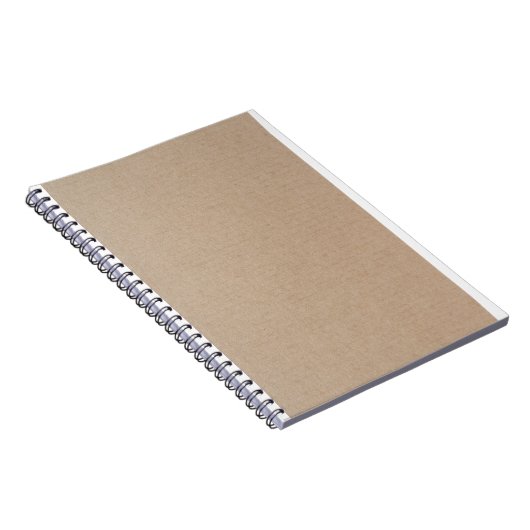 Rustisch papier — Blanco Sjabloon Notitieboek (Rechterzijde)