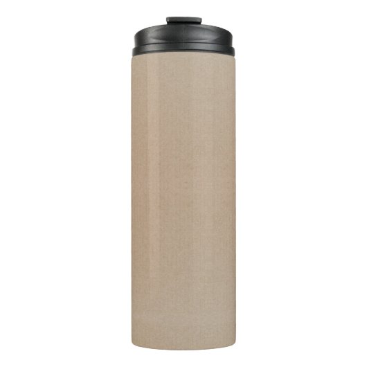 Rustisch papier — Blanco Sjabloon Thermosbeker (Voorkant)