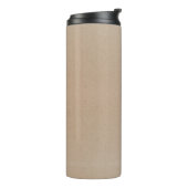Rustisch papier — Blanco Sjabloon Thermosbeker (Gedraaid links)