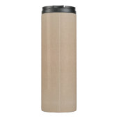 Rustisch papier — Blanco Sjabloon Thermosbeker (Achterkant)