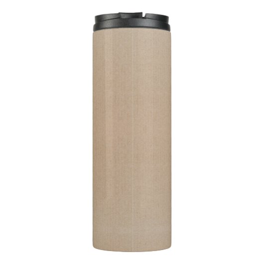 Rustisch papier — Blanco Sjabloon Thermosbeker (Achterkant)