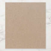 Rustisch papier — Blanco Sjabloon Wijn Etiket (Enkel label)