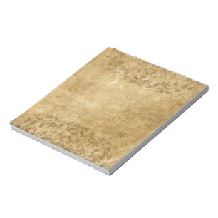 Rustisch  papierperkament en wijnstokken notitieblok