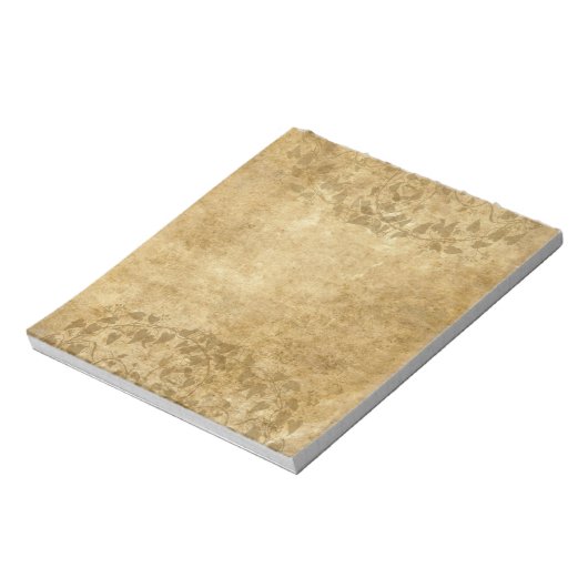 Rustisch  papierperkament en wijnstokken notitieblok (Gedraaid)