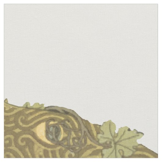 Rustisch  Peacock Pattern Stof (Close Up)