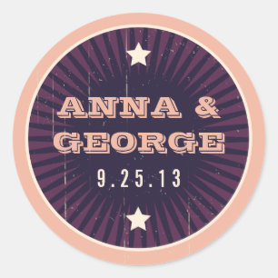 Rustisch Poster: Eggplant Dream Sticker Seal