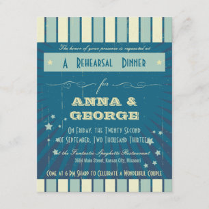 Rustisch Poster: Sandy Beach repesial Dinner Kaart