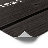 Rustisch Poster voor zonnebloem met licht huwelijk (Hoek)