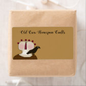 Rustisch primitief land Primitief Crow Product Etiket (Insitu)