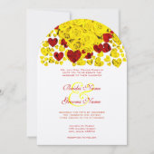 Rustisch Roos en uitnodiging tot het uitzenden van (Voorkant)