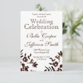 Rustisch Roos Kaart (Staand voorkant)