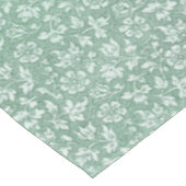 Rustisch  Sage Green Floral Pattern Tafelkleed (Gekanteld)