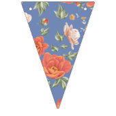 Rustisch  sierbloempatroon vlaggetjes (Derde vlag)