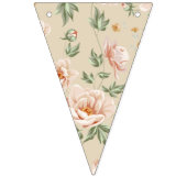 Rustisch  sierbloempatroon vlaggetjes (Eerste vlag)