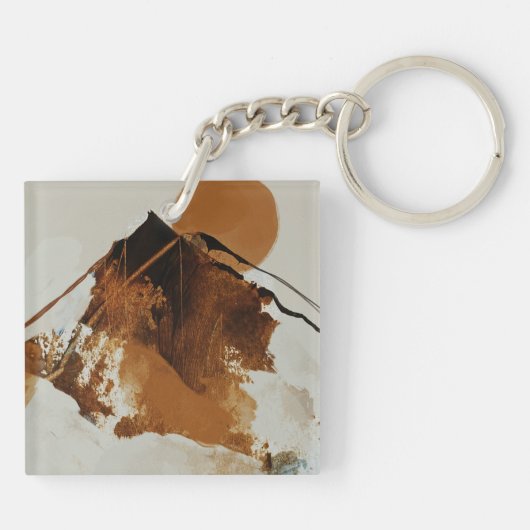 Rustisch Sierkussen voor gebergte Sleutelhanger (Achterkant)