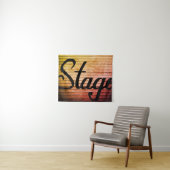 Rustisch teken "Stage" Wandkleed (In Situ (horizontaal))