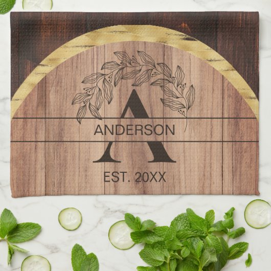 Rustisch Theedoek (Gevouwen)