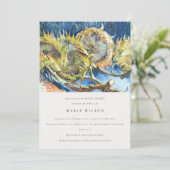 Rustisch Vrijgezellenfeest met minimale blauwe zon Kaart (Staand voorkant)